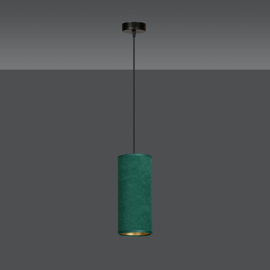 Emibig OUTLET - Odsherred lámpara colgante cilíndrica verde E27 - Ideal para una iluminación elegante