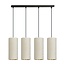 Emibig OUTLET - Nyborg 4 cylinders large hanging lamp white 4x E27 - Ideal lighting for your living space