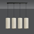 Emibig OUTLET - Nyborg lámpara colgante grande blanca 4x E27 - Iluminación ideal para tu espacio