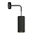 Emibig OUTLET - Applique murale noire Albertslund 1x E27 design fini
