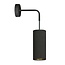 Emibig OUTLET - Albertslund black wall lamp 1x E27 design finished - Ideal for creating a cozy atmosphere in any room
