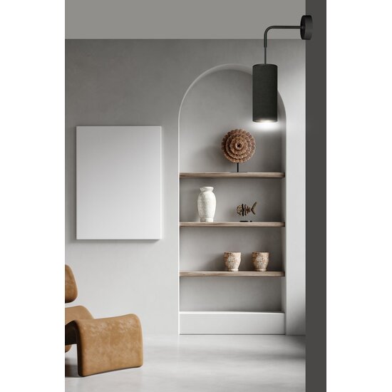 Emibig OUTLET - Albertslund schwarze Wandleuchte 1x E27 Design fertig - Ideal für eine gemütliche Atmosphäre in jedem Raum