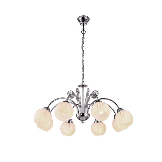 Homelighting Figo H9524/8 - Lámpara colgante elegante con cristales