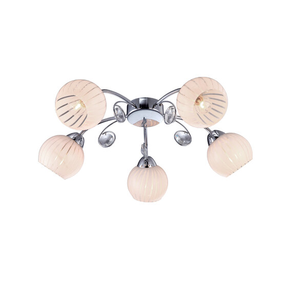 Homelighting Figo C9524/5 - Elegante hanglamp met kristallen