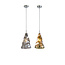 Homelighting Luigi SE4312-01 - Suspension en verre fait main en or et fumée