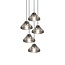 Homelighting Cloud WS1420-5 - Handgefertigte Glaspendelleuchte für moderne Innenräume
