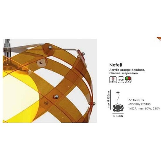 Homelighting Nefeli MD088/3201BS - Modern pendant lamp for stylish lighting