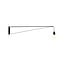 Homelighting Nina HL-3562-1 - Moderne metalen wandlamp met draaibare arm