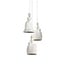 Homelighting Handan SE171-3 - Lámpara colgante moderna de color yeso para una iluminación elegante
