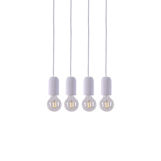 Homelighting Iris SE 149-4 - Moderne beton hanglamp voor sfeervolle verlichting