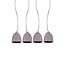 Homelighting Joy SE 155-140-4 - Vintage gray cement pendant lamp for cozy lighting