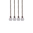 Homelighting GRENADE-4 - Lampe suspendue élégante pour un intérieur industriel