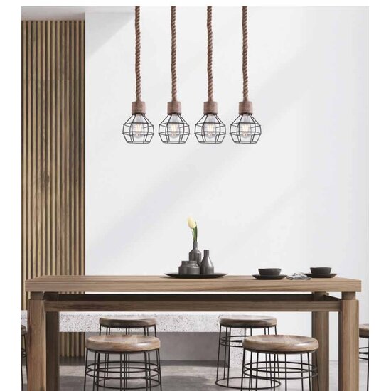 Homelighting GRENADE-4 - Lampe suspendue élégante pour un intérieur industriel