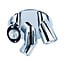 Homelighting Ronto GU12010-3R - Moderne Wand- und Deckenlampe mit Chromoberfläche