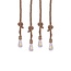 Homelighting Maya SE147-27-4 - Lámpara colgante vintage con cuerda natural