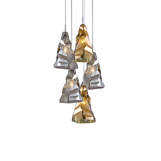 Homelighting Luigi SE4312-05 - Handmade glass pendant lamp for modern interiors