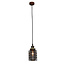 Homelighting Okda HL-2248JG-1 - Hanglamp met glazen potten en houten basis