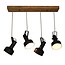 Homelighting Farcom HL-243S-4P - Lámpara colgante industrial elegante