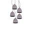 Homelighting Joy SE 155-140-5 - Suspension vintage en ciment gris pour une ambiance chaleureuse
