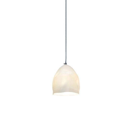 Homelighting Soft WS19522 - Lampe suspendue en verre opale blanc fait main