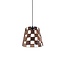Homelighting TRUMPET Ø30 - Lámpara colgante moderna con metal y cuerda marrón