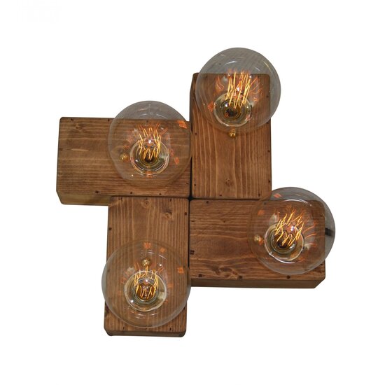 Homelighting HL-236W-4 - Holz-Wandleuchte mit vielseitigen Möglichkeiten