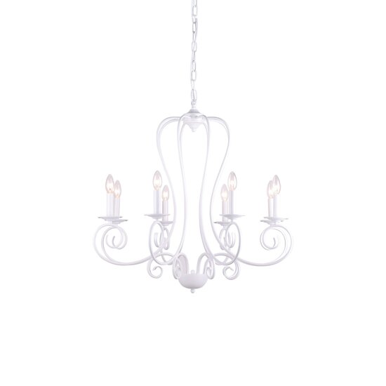 Homelighting C114-8 LARO PENDANT LAMP WHITE - Iluminación elegante para cualquier espacio