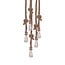 Homelighting Maya SE147-27-5 - Lámpara colgante vintage con cuerda natural