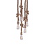 Homelighting Maya SE147-27-5 - Suspension vintage avec corde naturelle