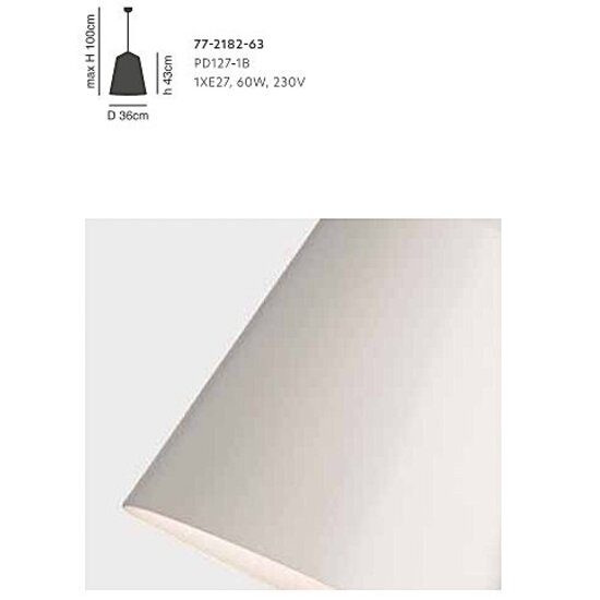 Homelighting Bloum PD127-1B - Modern pendant lamp for stylish lighting