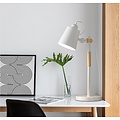 Homelighting YQ-25110 SAM WHITE METAL-WOOD TABLE LAMP - Modern design for any space