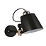 Homelighting Sam YQ-4003 - Moderne wandlamp met hout en chroom details
