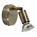 Homelighting Saba SE 140-BR1 - Moderne Wandlampe mit bronzefarbenem Sockel