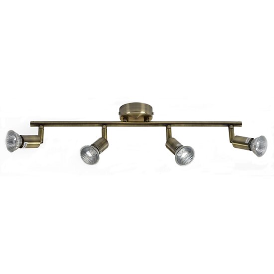 Homelighting Saba SE 140-BR4 - Moderne wandlamp met bronzen basis