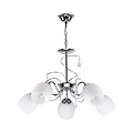 Homelighting Ferrow KQ 2221/5 - Elegant metal pendant with opal glass