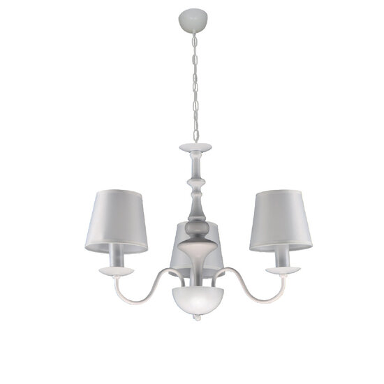 Homelighting Belo KQ 2576/3 - Elegante lámpara colgante blanca para cualquier espacio