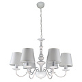 Homelighting Belo KQ 2576/6 - Elegante witte hanglamp voor elke ruimte