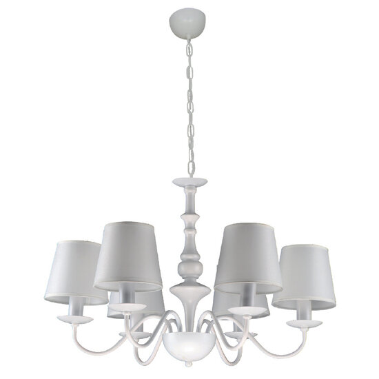 Homelighting Belo KQ 2576/6 - Élégante suspension blanche pour tous les espaces