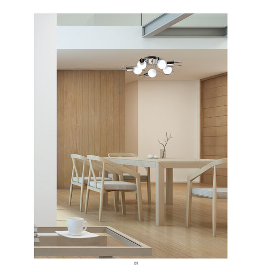 Homelighting Shevy KQ 2626/5 - Modern ceiling lamp for stylish lighting