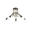 Homelighting Quirky KQ 2627/5 - Antike Bronze-Deckenlampe für einen modernen Akzent