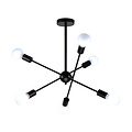Homelighting Gwen KQ 2629/6 - Modern black pendant light for stylish illumination