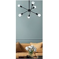 Homelighting Gwen KQ 2629/6 - Suspension noire moderne pour une illumination stylée