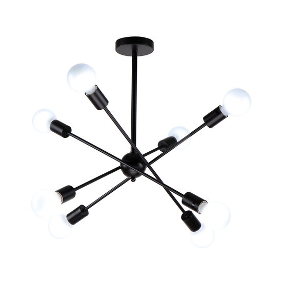 Homelighting Gwen KQ 2629/8 - Lámpara colgante blanca moderna para una iluminación elegante