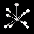 Homelighting Gwen KQ 2629/8 - Moderne weiße Pendelleuchte für stilvolle Beleuchtung