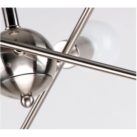 Homelighting Gwen KQ 2629/8 - Lámpara colgante blanca moderna para una iluminación elegante