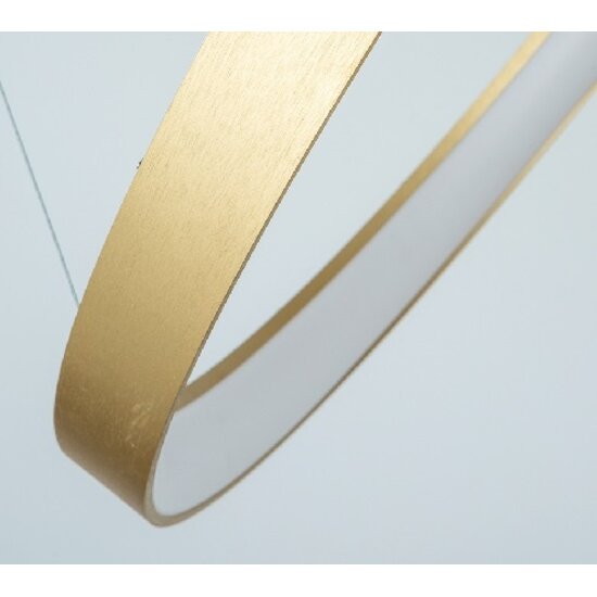 Homelighting Amaya SE LED 80 - Moderne gouden hanglamp voor sfeervolle verlichting