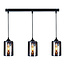Homelighting Smog KQ 8877-3 - Suspension élégante avec verre fumé