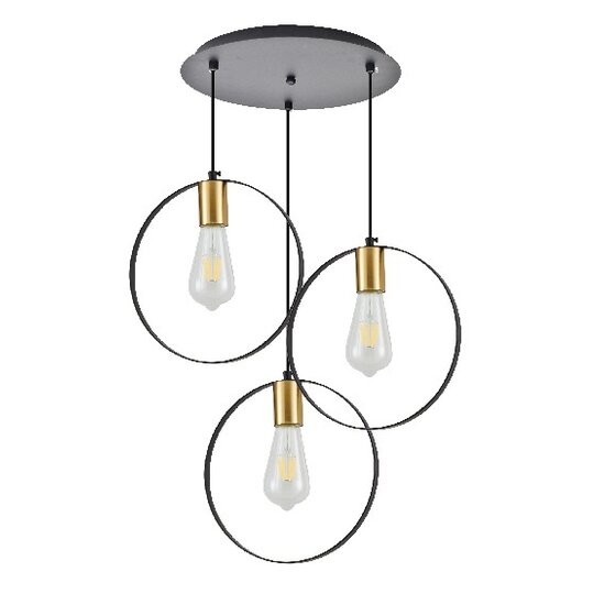 Homelighting Hoop KQ 9016-3P - Moderne Pendelleuchte für stilvolle Beleuchtung
