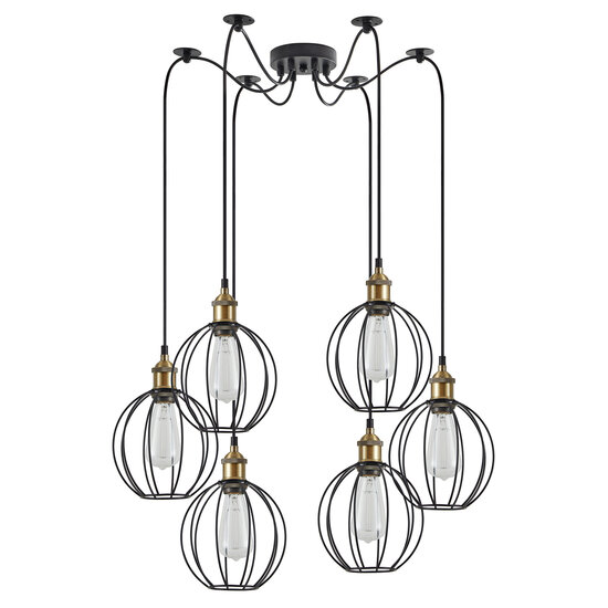 Homelighting Magnum SE21-BR-10-BL6-GR2 - Crea una atmósfera industrial en tu espacio