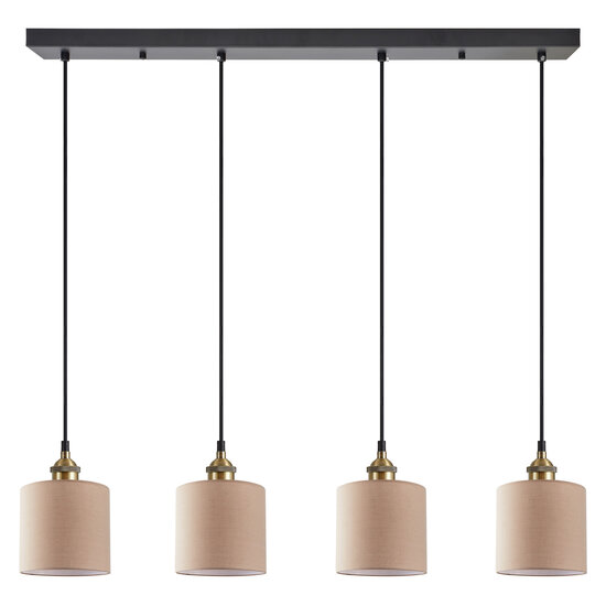 Homelighting Magnum SE21-BR-10-4BL-SH3 - Moderne hanglamp voor sfeervolle verlichting
